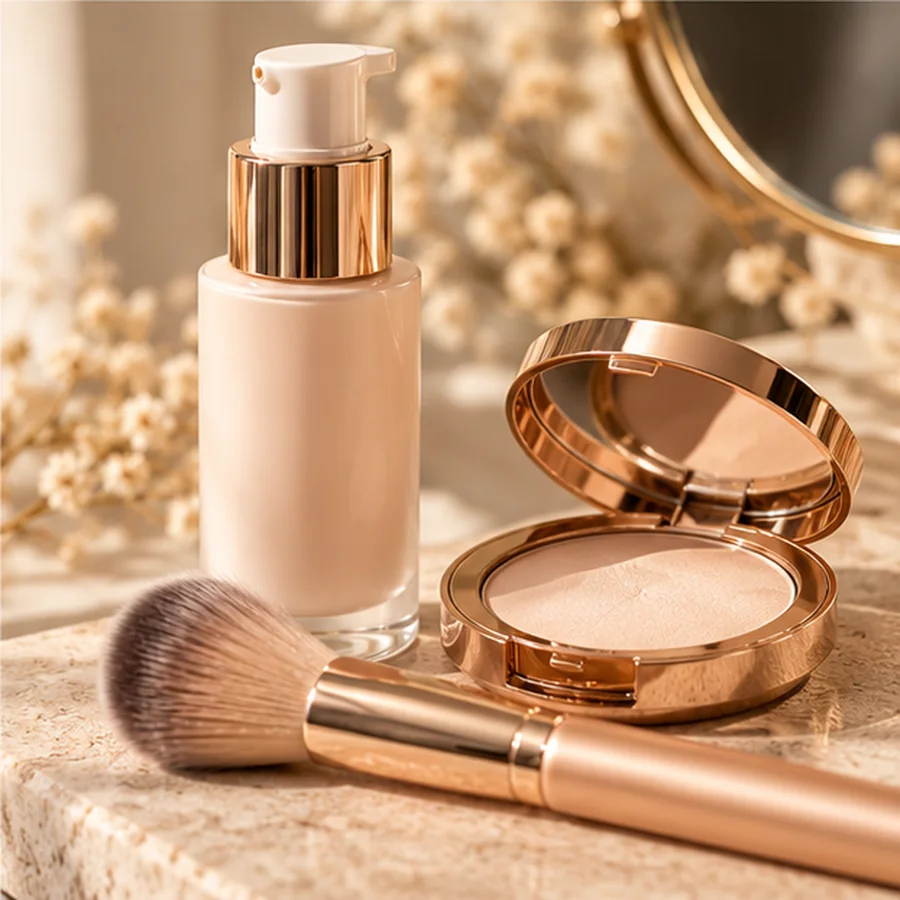 Soft Brow Powder — editorial illustration